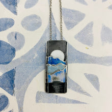 Load image into Gallery viewer, Midnight Moonrise Upcycled Tin Necklace