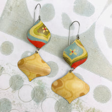 Load image into Gallery viewer, Mod Rex Ray Zero Waste Tin Earrings