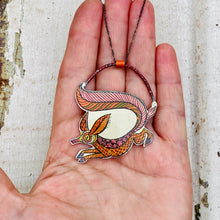 Load image into Gallery viewer, Fancy Fox Upcycled Tin Necklace