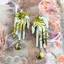 Load image into Gallery viewer, Golden Hand &amp; Moons Zero Waste Tin Earrings