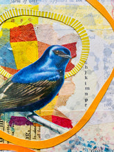 Load image into Gallery viewer, Here Is The Story  •  Collage on Upcycled Book Cover
