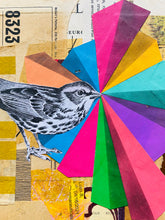 Load image into Gallery viewer, Pure And Holy   •  Collage on Upcycled Book Cover