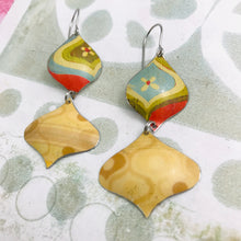 Load image into Gallery viewer, Mod Rex Ray Zero Waste Tin Earrings