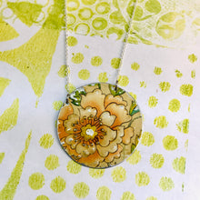 Load image into Gallery viewer, Vintage Pink Blossom Zero Waste Tin Necklace