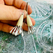 Load image into Gallery viewer, Mixed Whites Honeysuckle Earrings
